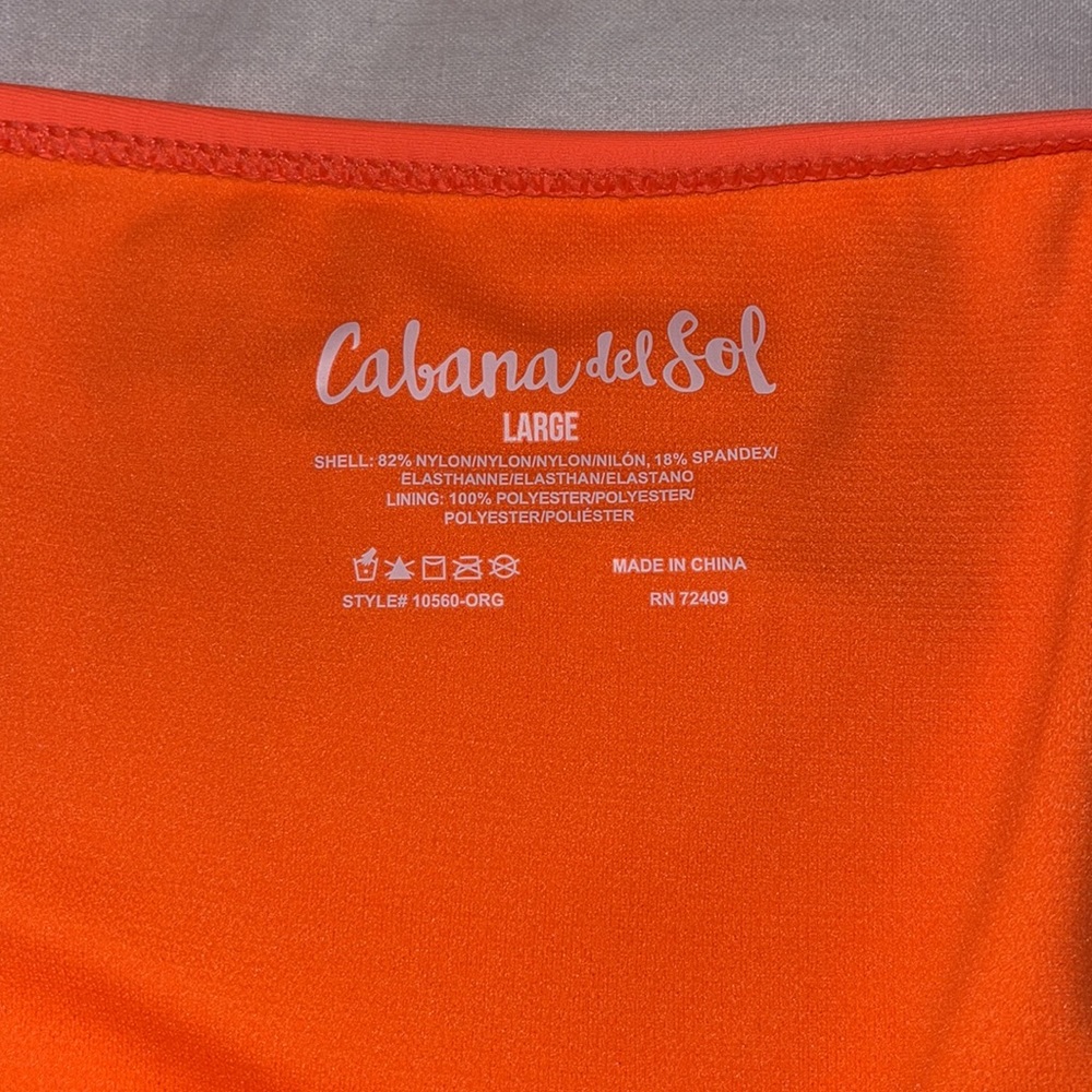 Neon orange bikini - Picture 6 of 7